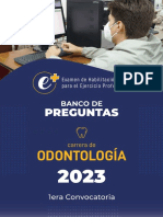 Banco de Prenguntas Odontologia - Convocatoria I 2023