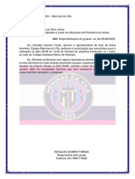 Oficio para Pedido de Utilização de Espaço Público