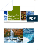 BU II - Lec Module - Fundamentals of Water Supply System