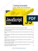 JavaScript Coding Examples