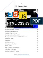 HTML CSS JS Examples