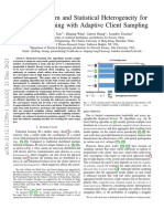 Tackling System and Statistical Heterogeneity For Federated Learning With Adaptive Client Sampling