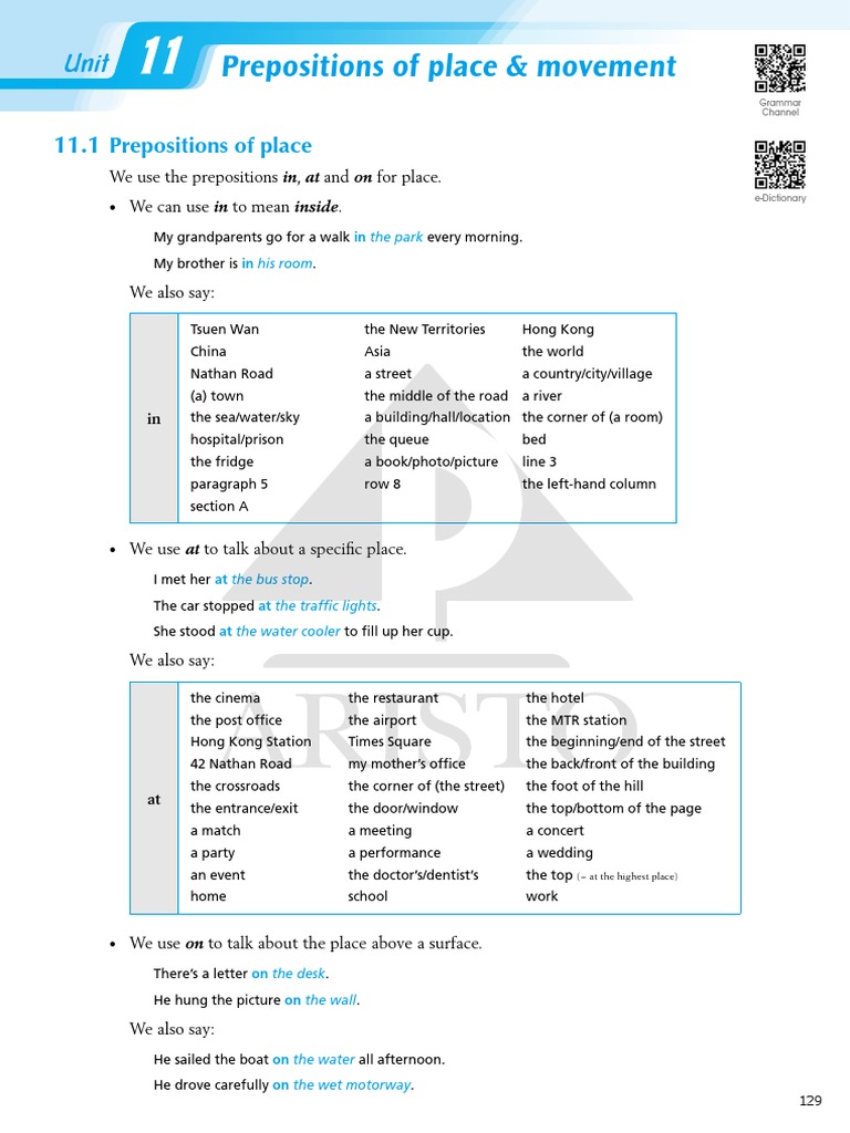 Prepositions of Place and Movement Guide | PDF | Detective | Crime Scene