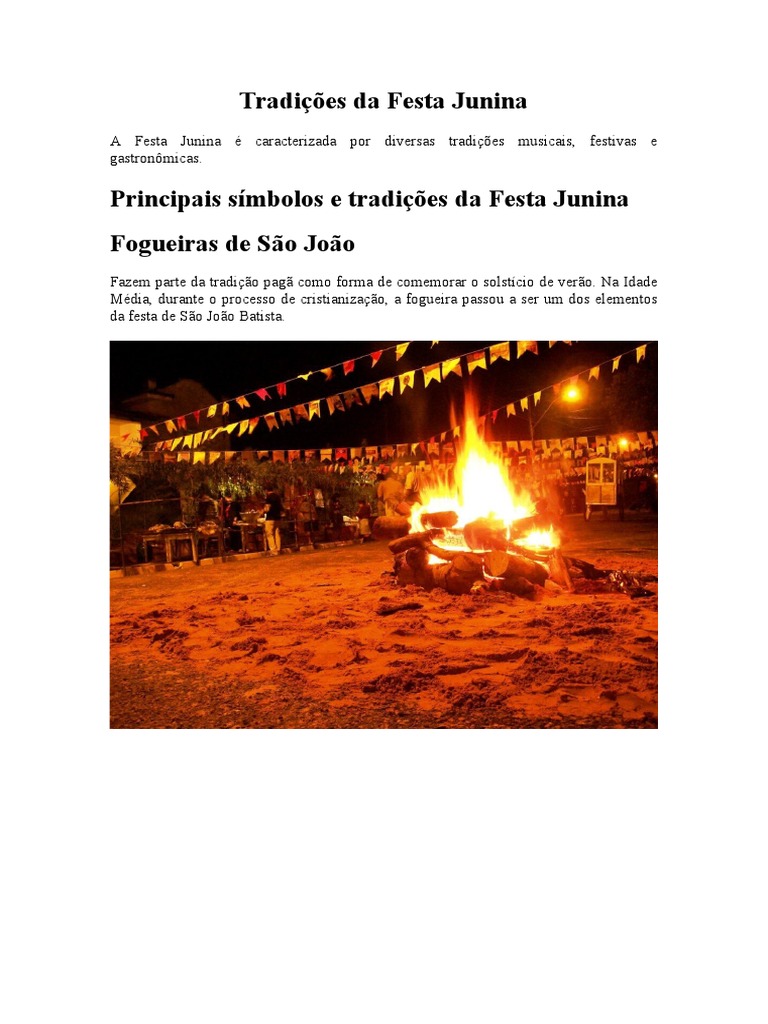 Tradiçoes Juninas Pdf