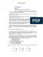 Quantitative Aptitude: Exercise 1 Solve The Following and Check With The Answers Given at The End