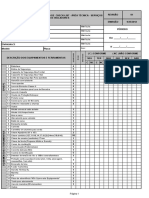 Formulário Check List Linha Viva