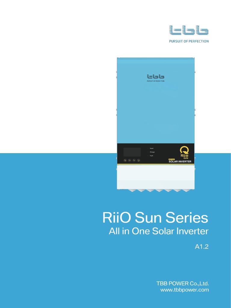 RiiO Sun Inverter User Manual | PDF | Power Inverter | Power Supply