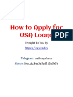 How To Apply For USA Loans