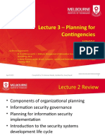 Lecture 3 Planning For Contingencies