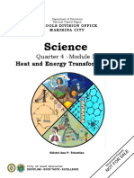 SCI19 - Q4 - M5 - Heat and Energy Transformation