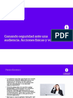 3 - Seguridad Ante Una Audiencia. Acciones Físicas y Vocales - Idat