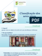 AULA 01 - Diversidade e Classificação Dos Seres Vivos