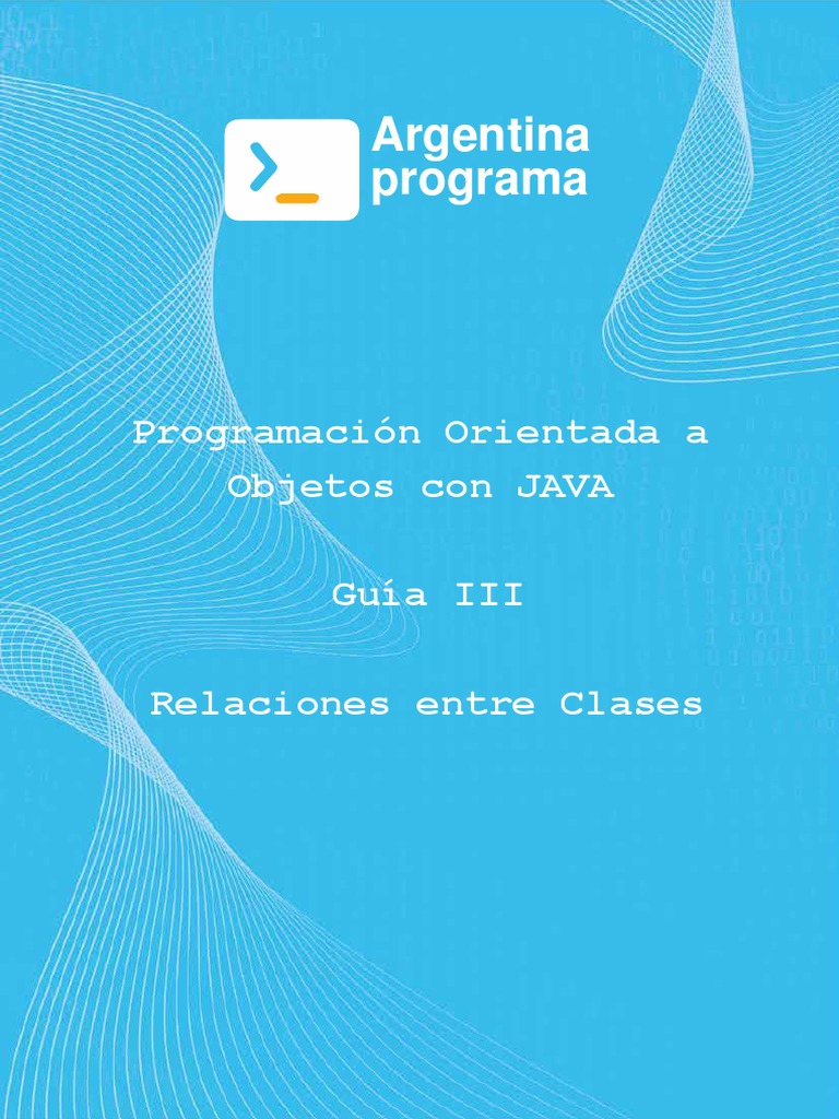 Relaciones de Clases en Java | PDF | Objeto (informática) | Java ...