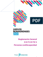 Reglamento General Deportes PCD 2023