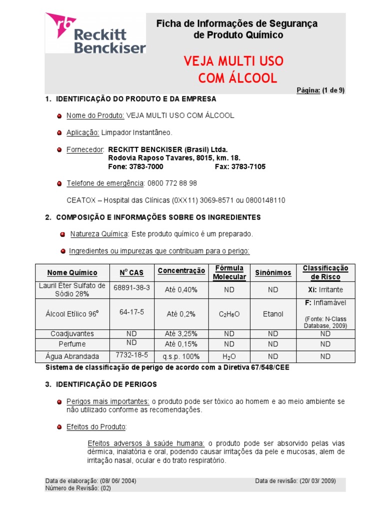 Veja, PDF, Embalagem e rotulagem