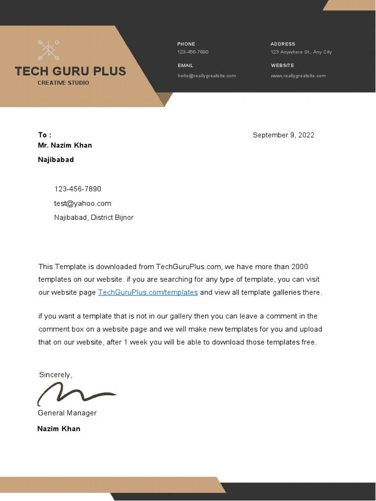 TechGuruPlus Template Download Guide | PDF | Computers