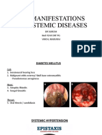 Ent Manifestations of Systemic Diseases