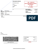 Boleta Sesion de Diagnostico