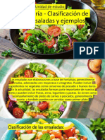 Mesa Fría - Clasificación de Las Ensaladas PDF