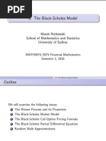 Slides 8 Black Scholes Model