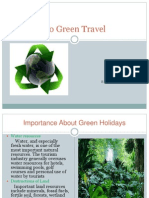 Go Green Travel: by Wendy