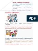 Proceso de Enseñanza Aprendizaje