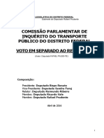 03 - Relatório de Voto em Separado Deputado Rafael Prudente-Cpi-Transportes