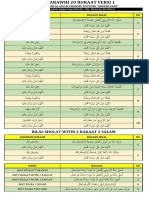 Bilal Tarawih 20 Rakaat Versi 1