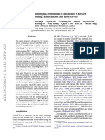 A Multitask, Multilingual, Multimodal Evaluation of Chatgpt On Reasoning, Hallucination, and Interactivity