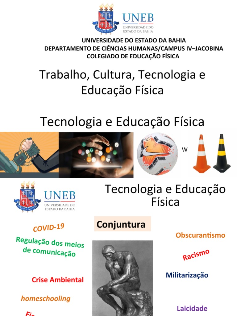 Tecnologia na Educação Física | PDF | Tecnologia educacional | Pensamento