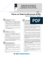 Fiscal de Tributos Estaduais Fte Tardecns201 Tipo 1