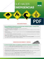 Recomendaciones en Desastres Naturales