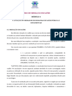 MÓDULO 4 - ATUAÇÃO DO MEDIADOR EM DEMANDAS DE SAÚDE PÚBLICA E SUPLEMENTAR - Editável