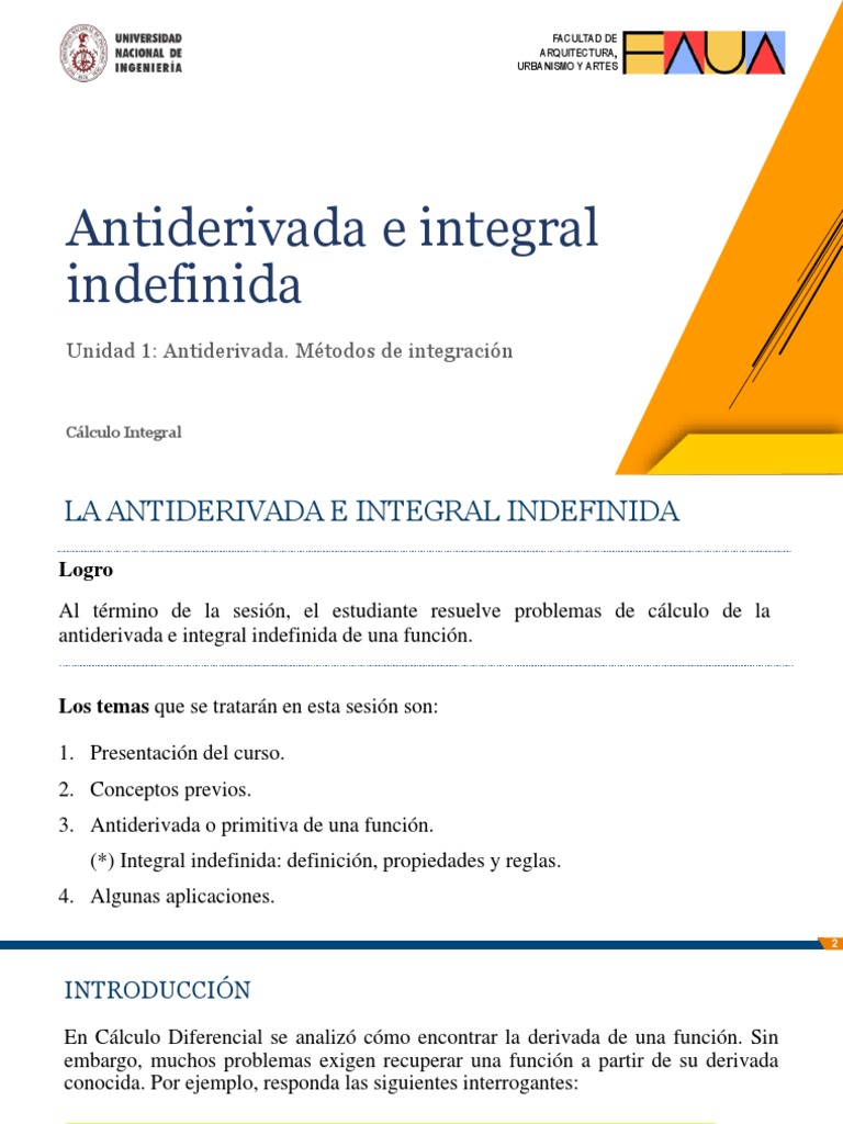 1.1 Antiderivada e Integral Indefinida | PDF | Integral | Derivado