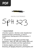 Digital Electronics SPH 323