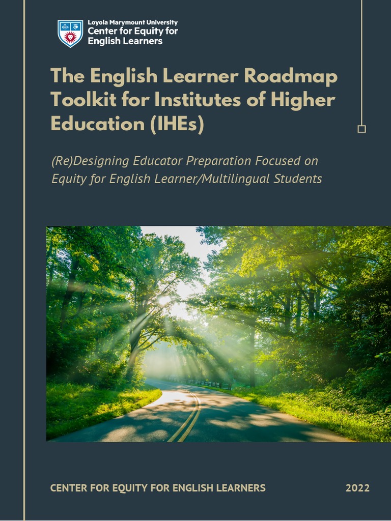 IHE English Learner Roadmap Toolkit v2 CEELLMU October 2022 PDF