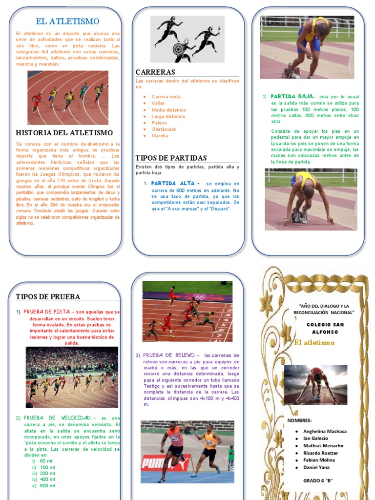 Tipos de Partidas en Atletismo | PDF | Deporte del atletismo | Juegos ...