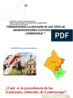 Ciudadania 3° A Promovemos La Difusion de Las Manifestaciones Culturales en Lambayeque