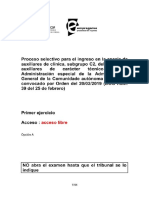 Examen Ope C2 Auxiliar de Clinica Xunta de Galicia 2021