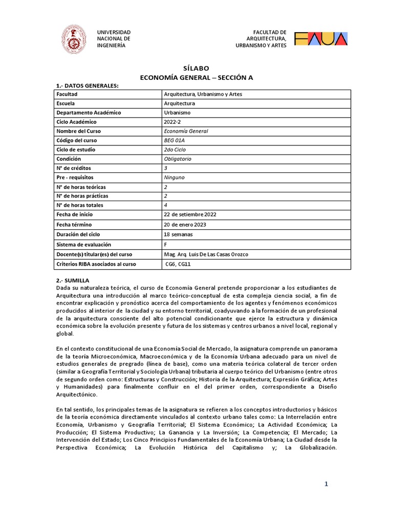 Economía Urbana en Arquitectura | PDF | Evaluación | Urbanismo