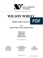 Wheel Tool Manual For Amada Thick Turret 2007