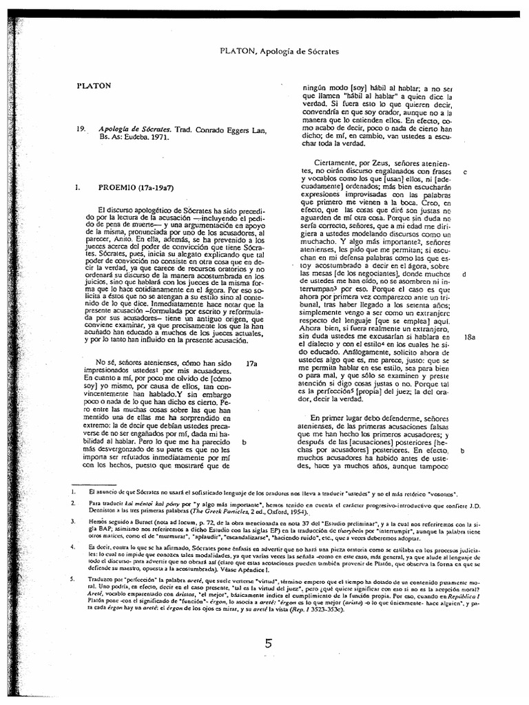 Apologia de Socrates | PDF