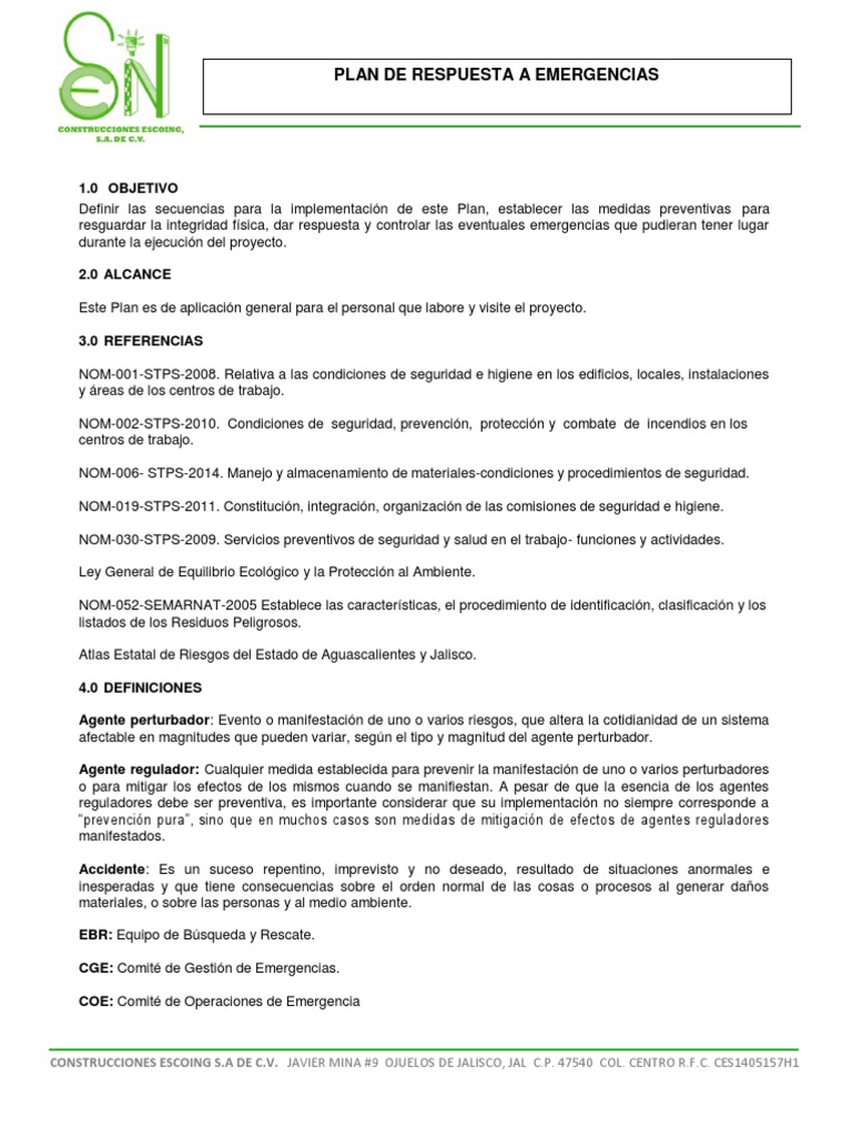 Plan de Emergencias y Autoprotección | PDF | Quemar | Primeros auxilios