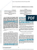 Blockchain-Based IoT Security Authentication System