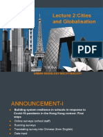 Lecture 2 - 2019 Cities and Globalisation