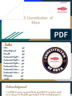 History Project - Constitution of Ekya