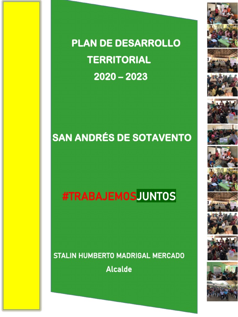 Plan de Desarrollo Territorial 2020-2023 | PDF | Sustentabilidad ...