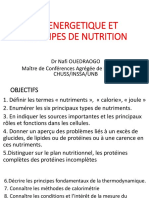 Bioenergetique Et Principes de Nutrition