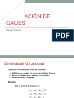 Eliminación de Gauss