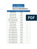 Controle de Ferramentas